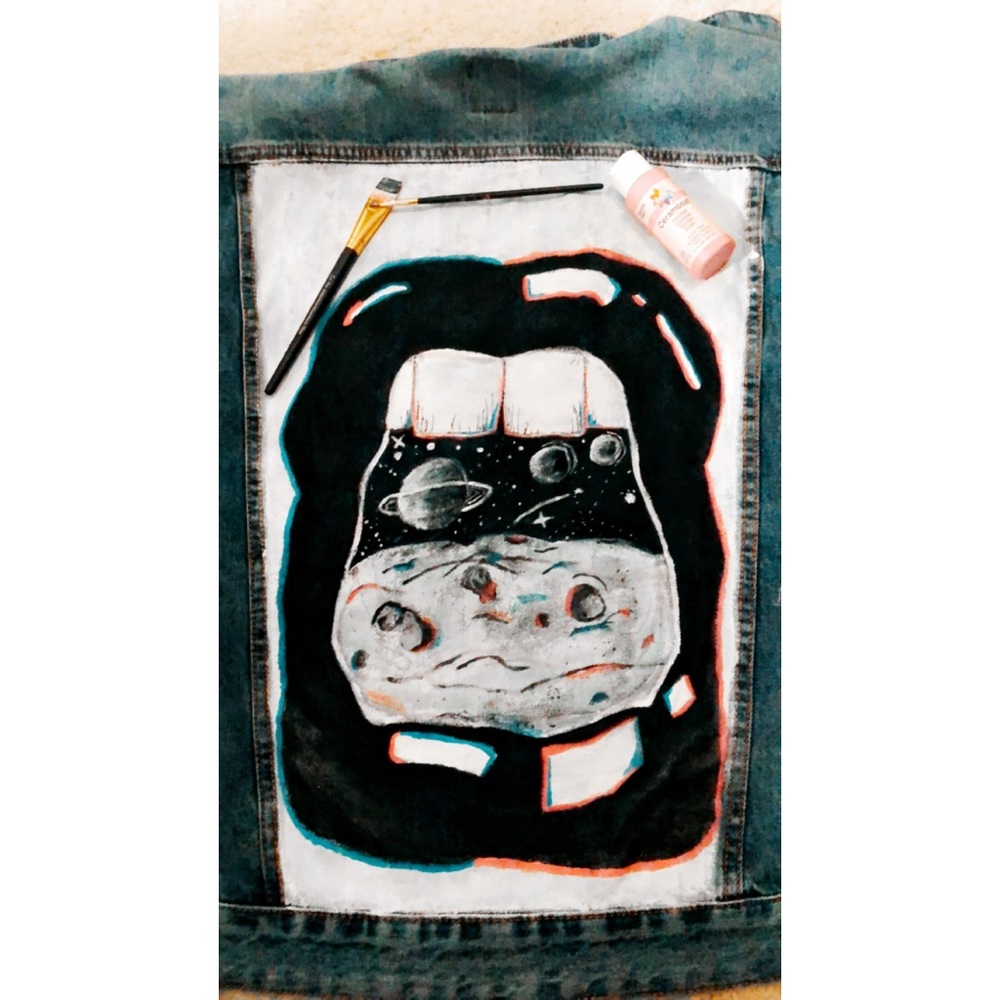 Hand Painted Denim Jacket